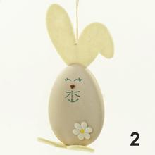 Závesný dekoratívny zajac mix na Veľkú noc.