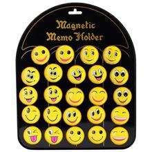 MAGNETKA SMAJLIK MIX 4x4x1,4CM/24PCS - FLORASYSTEM
