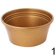 Misa IRYS PLOSKA 14CM v oranžovej farbe s ďalšími dvoma miskami.