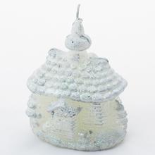 AKCIA! DOMČEK KOSTOL C BIELY 9x8cm - FLORASYSTEM