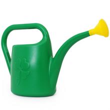 Zelená krhľa s žltým náustkom a sitkom, objem 1,8L.