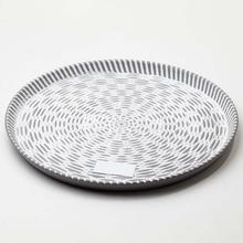 TÁCKA KRUH ŠEDÁ 30X2CM - FLORASYSTEM