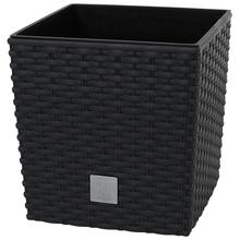 DRTS225L OBAL+VKLAD RATO LOW ANTRACIT 22,3x22,3xh22,8CM/8L - FLORASYSTEM