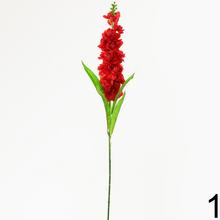 Umelé kvety Mathiola v mixe štyroch farieb, 92 cm vysoké.