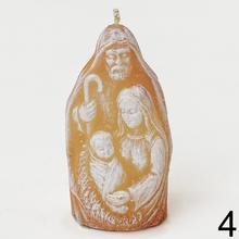 Figúrka Vianočnej svätej rodiny v ecru farbe.