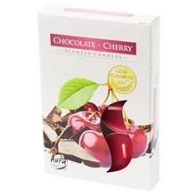 Sviečky s vôňou čokolády a višne.
