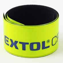 Žltá reflexná páska s logom EXTOL.