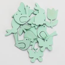AKCIA!!MOTÝĽ/VTÁK/ZAJAC/KVET S/12 3/3/4/3,5CM BL. MOD  - FLORASYSTEM