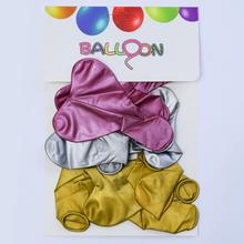 AKCIA! BALÓNIKY SRDCE 10ks MIX3 ZL/STR/BORDO - FLORASYSTEM