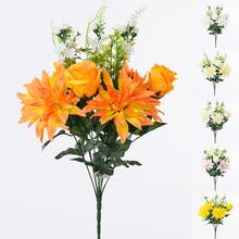 KYTICA RUŽA + DAHLIA MIX 6F 50cm - FLORASYSTEM