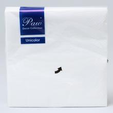 SDL110100 SERVÍTKY UNICOLOR LUNCH WHITE 3vrs/33x33cm 20ks - FLORASYSTEM