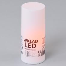 LED PLAMEŇ BIELY TUBA/1/18/WZP - FLORASYSTEM