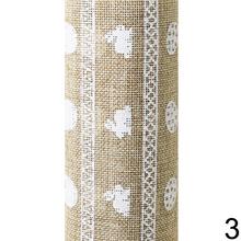 Štyri rolky juty s veľkonočnými motívmi v rôznych farbách.