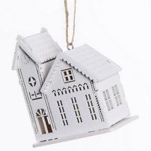 DREVENÝ KOSTOL BIELY 9x8x5CM - FLORASYSTEM