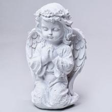 ANJEL POLYRES. BIELY MODLIACI v23cm - FLORASYSTEM