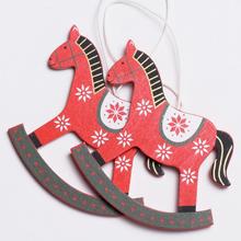 ZÁVES KONÍK S/2 ČERVENÝ 9,3x9,3x0,5 CM - FLORASYSTEM