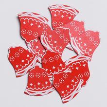 ZVONČEK DREVO LEPIACI ČERVENÝ S/12 4x4 CM - FLORASYSTEM