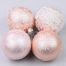 GUĽA SKLO  S/4 MIX 8CM RUŽ/BIELE - FLORASYSTEM