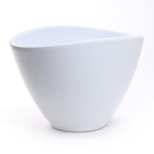 OBAL OVÁL MAT.BIELY 20CM - FLORASYSTEM