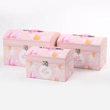 DARČEKOVÁ KRABIČKA S/3 TRUHL.KVET RUŽ. L20x20x30CM - FLORASYSTEM