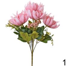 Kytica chryzantém v mixe štyroch farieb, 35 cm.