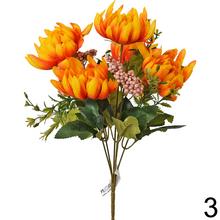 Kytica chryzantém v mixe štyroch farieb, 35 cm.