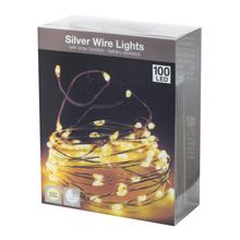 LED SVETIELKA /100/drôt BO WW,IND,TIMER 5m - FLORASYSTEM