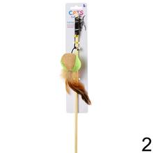 Hračka pre mačky 40 cm mix s rôznymi tvarmi a farbami.