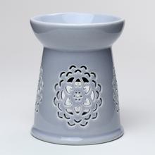 SUPER CENA! AROMA LAMPA MANDALY FIALOVÁ PORCELÁN 13cm - FLORASYSTEM