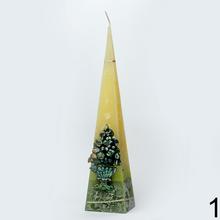 Sviečky COUNTRY ANTIK PYR.300 v tvare pyramídy.