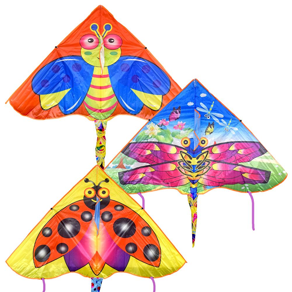 Šarkany mix s rôznymi motívmi, šírka 140 cm.