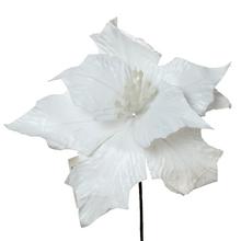 Biela umelá poinsettia