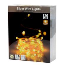 LED80 SILVER WIRE 8m WW,TIMER,IND - FLORASYSTEM