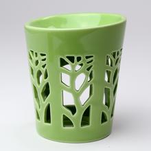 AROMALAMPA PORCELÁN ZELENÁ ARK3520-GRN 12cm - FLORASYSTEM