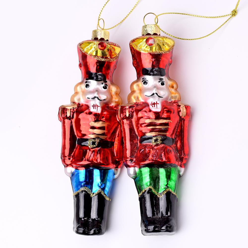 Vianočná ozdoba vojačik zo skla