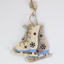 ZÁVES KORČULE DREVO NATURAL 11,5x11x2,5 CM SUPER CENA! - FLORASYSTEM