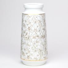 AKCIA! OBAL VÁZA BIELA VZOR 9x14,5x30,5CM - FLORASYSTEM