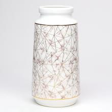 AKCIA! OBAL VÁZA BIELA VZOR 8x13x25CM  - FLORASYSTEM