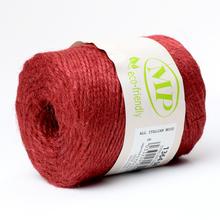 AKCIA! JUTA TOČENÁ 2MM-100GR/100m ČERVENÁ  - FLORASYSTEM