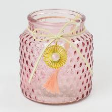 AKCIA! SVIETNIK SKLO SV.FIALOVÝ 10x11CM - FLORASYSTEM