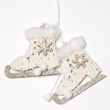 AKCIA! ZÁVES KORČULE BIELE 22x8x2CM - FLORASYSTEM