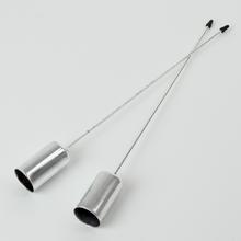 BODCE NA KÓNICKÉ STRIEBORNÉ S/2 v. 24,5CM pr. 2CM - FLORASYSTEM