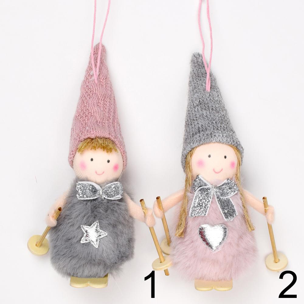 Závesné anjeliky v mixe, 12 cm