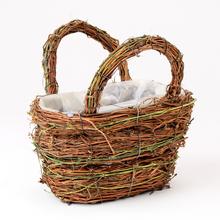 AKCIA! 362FL/S OBAL PRÚTIE KOŠÍK NATUR  19*11*20/11 - FLORASYSTEM