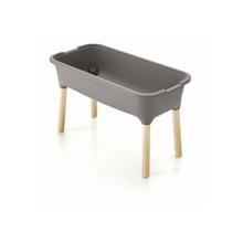 ISEW780HB SADBOVAČ RESPANA PLANTER WOOD VYSOKÝ ŠEDÝ KAMEŇ 78x37,9xV79,5CM 52L - FLORASYSTEM