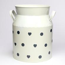 AKCIA! OBAL KONVA VEĽKÁ KOV KRÉM VEĽKÉ BODKY V:26,5x18CM SUPER CENA! - FLORASYSTEM