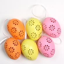 VAJÍČKA VZOR KVET FAREBNÉ S/6  6CM - FLORASYSTEM