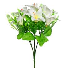 KYTICA ĽALIA BIELA 33cm - FLORASYSTEM