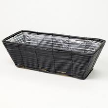 OBAL HRAN.PLAST ČIERNY 53x22x16CM SUPER CENA!  - FLORASYSTEM