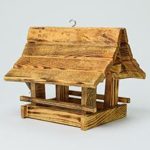 KRMÍTKO/04 drevo V22x22xH25cm - FLORASYSTEM